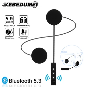 BT11 Плюс Каска на Мотоциклет Слушалки Bluetooth5.3 Безжични стерео слушалки За езда Говорител Поддържа Автоматично да Отговорите На повикване, хендсфри