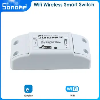 Sonoff RFR2 WiFi Безжичен интелигентен превключвател с приемник RF433, дистанционно ключ, контакт, модули за умен дом 