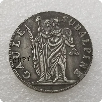 Италианската Държавна Република Субальпийская, КОПИЕ на монета от 5 франка