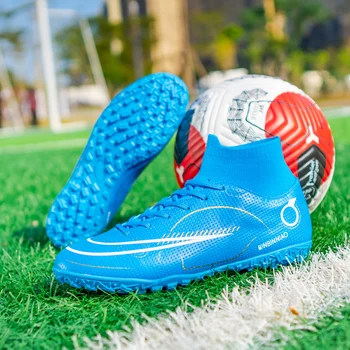 Качествена футболна обувки Mbappé, трайни леки футболни обувки, Удобни едро футболни обувки за улицата, маратонки 35-45 размери